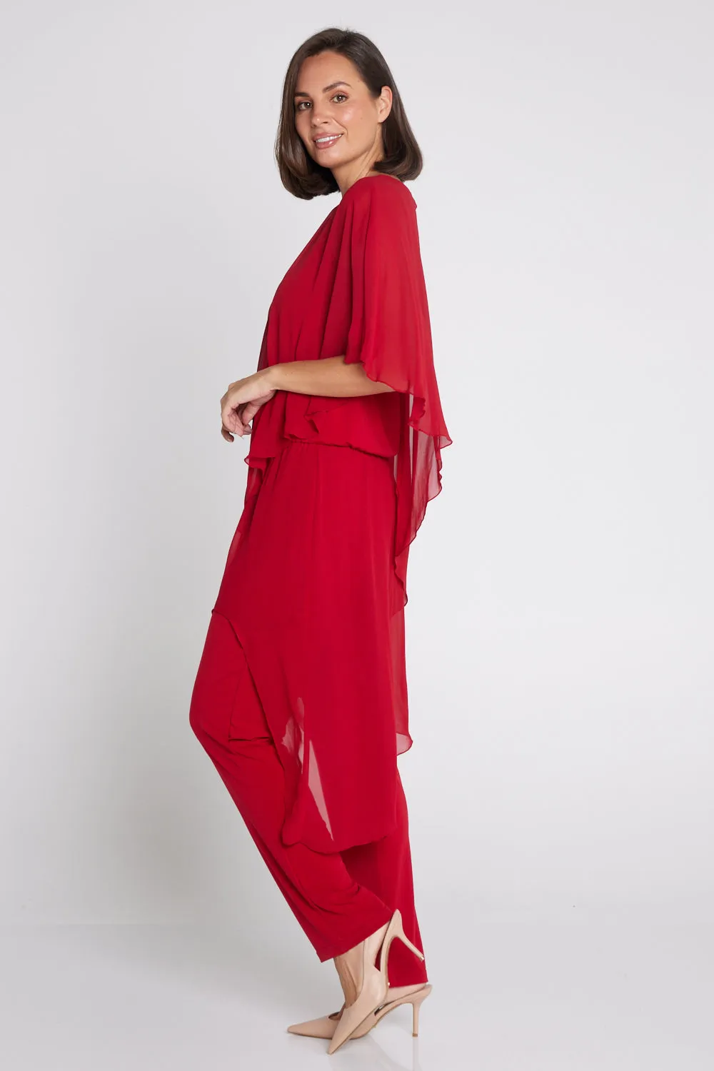 Tilly Jumpsuit - Red