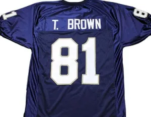 Tim Brown Notre Dame Fighting Irish College Football Throwback Jersey