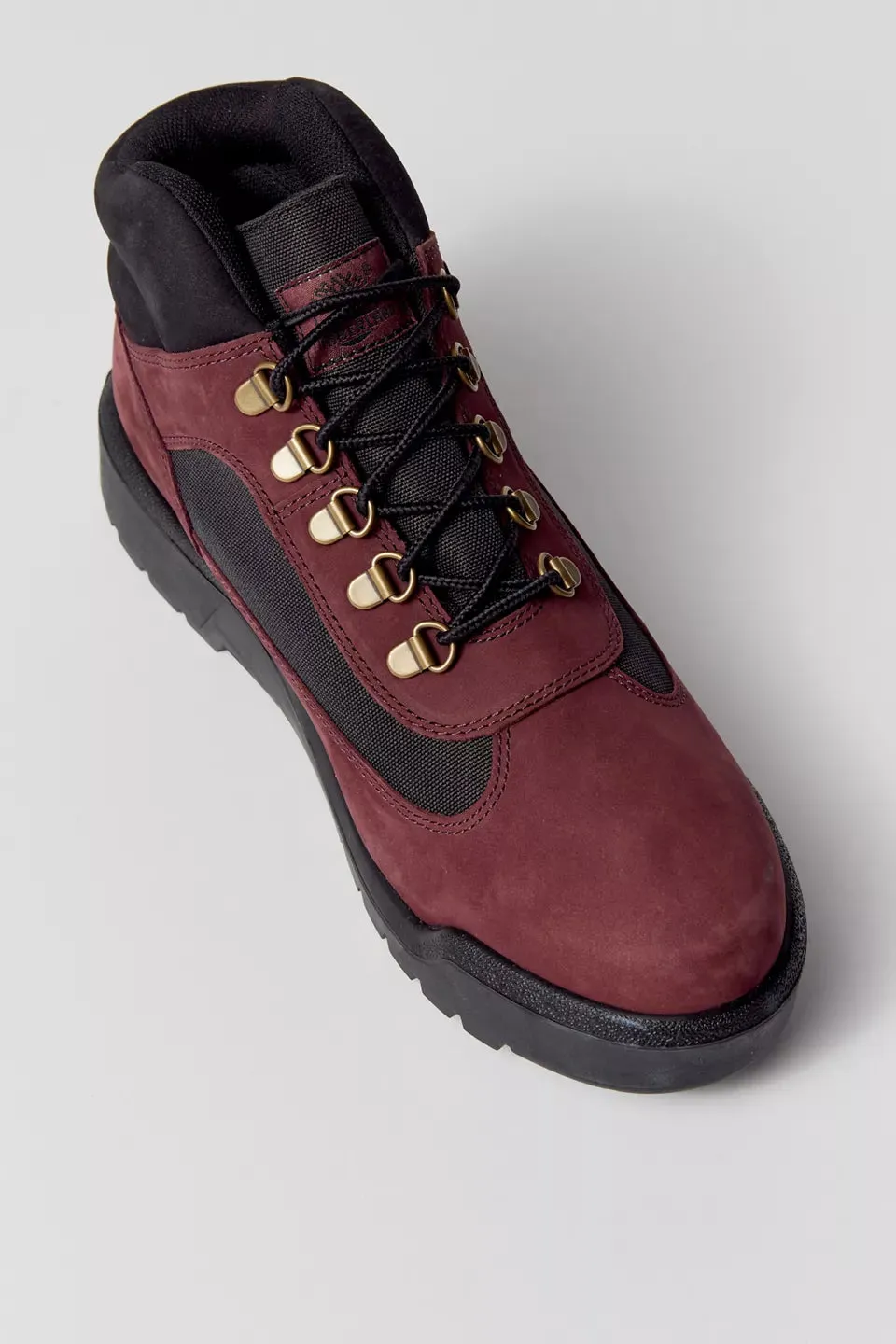 Timberland FIELD BOOT WP L/F MID Men’s -BURGUNDY NUBUCK