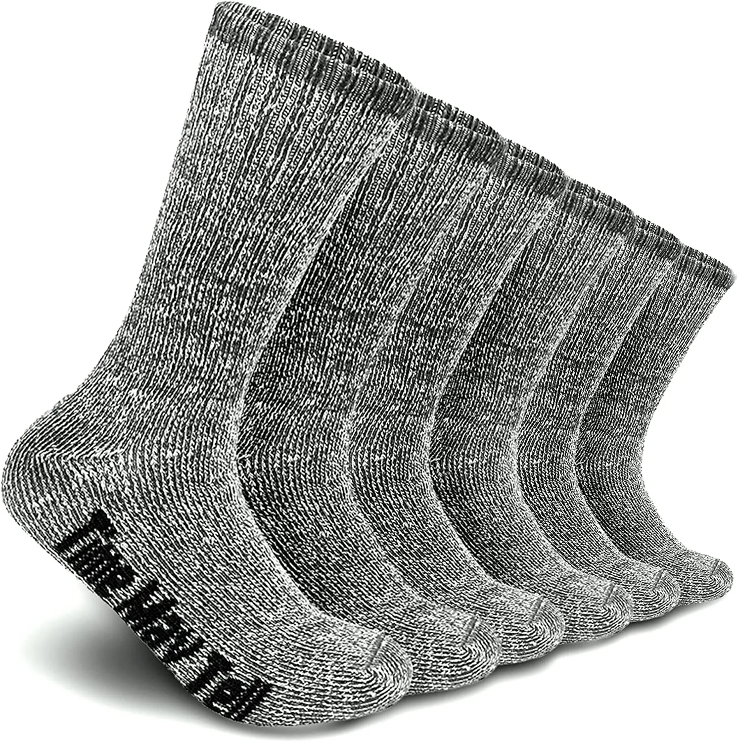 Time May Tell Mens Merino Wool Hiking Cushion Socks Pack (2/4 Pair ,6-13 Size)