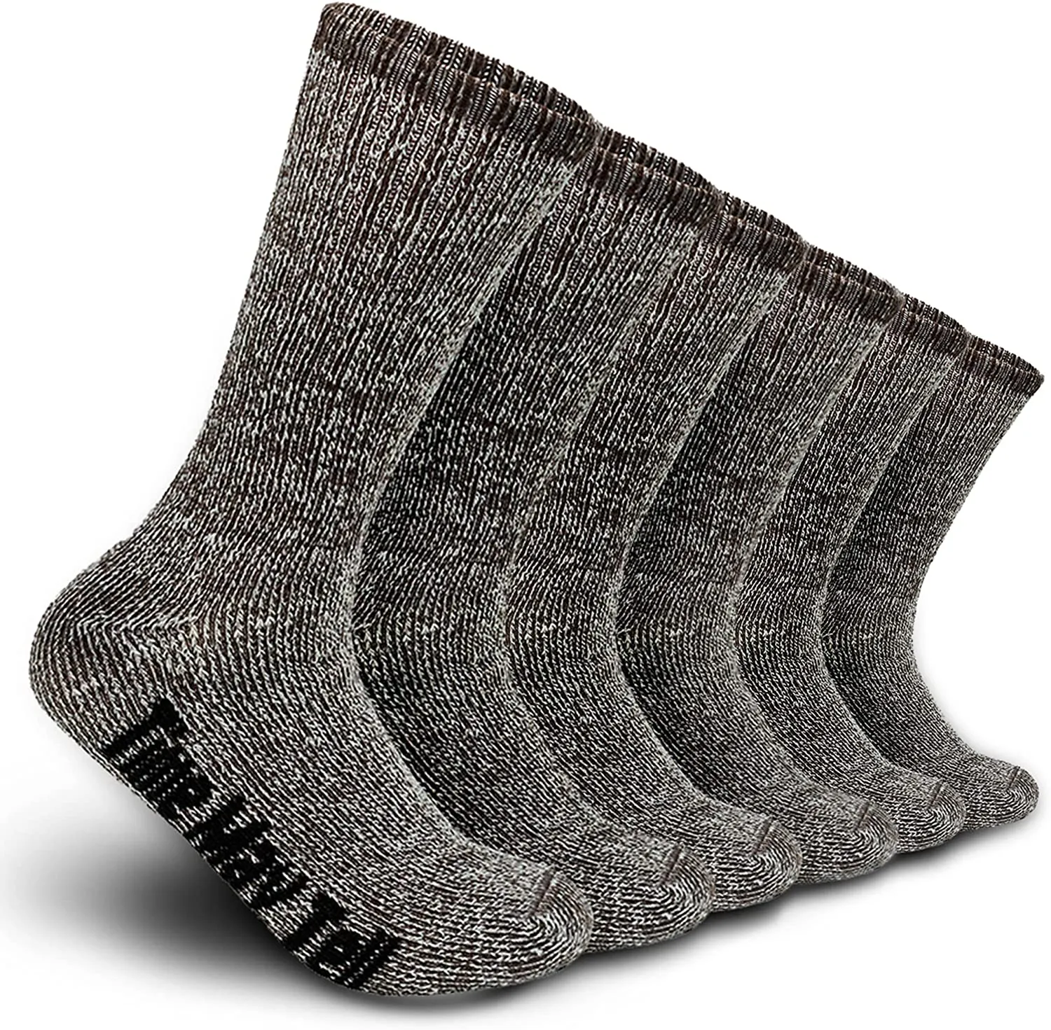 Time May Tell Mens Merino Wool Hiking Cushion Socks Pack (2/4 Pair ,6-13 Size)