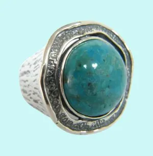 Timeless Beauty: Sterling Silver Turquoise Ring by Bluenoemi – A Stunning Ring for Women