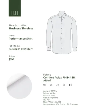 Timeless | Business RTW Performance Shirt