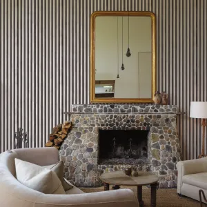 Timeless Ticking Peel and Stick Wallpaper by Jeremiah Brent