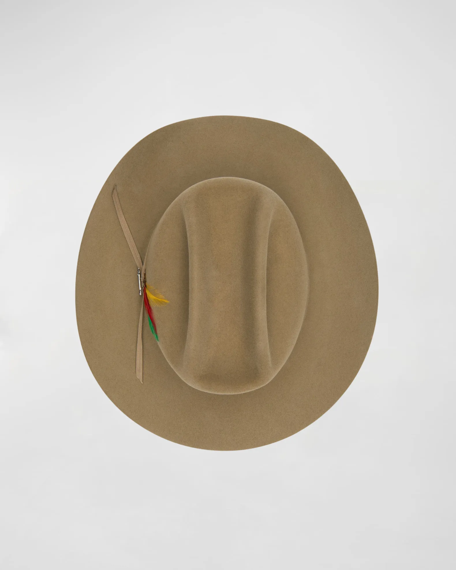 Timeless Trims Felt Outdoot Hat in Beige