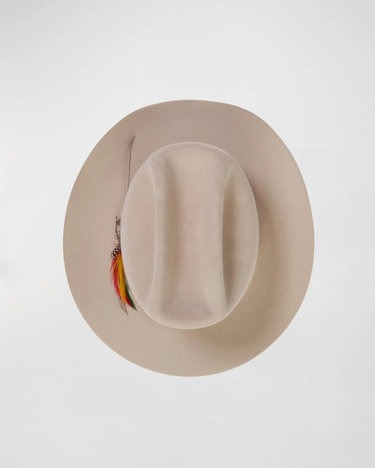 Timeless Trims Felt Outdoot Hat in Beige