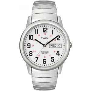 Timex Gents Easy Reader Silver Watch T20461