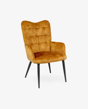 Tinian Button Tufting Wingback Chair