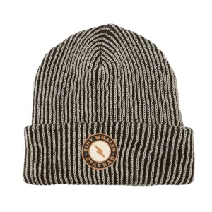 Tiny Whales - Bonfire Beanie in Natural/Black (Toddler)