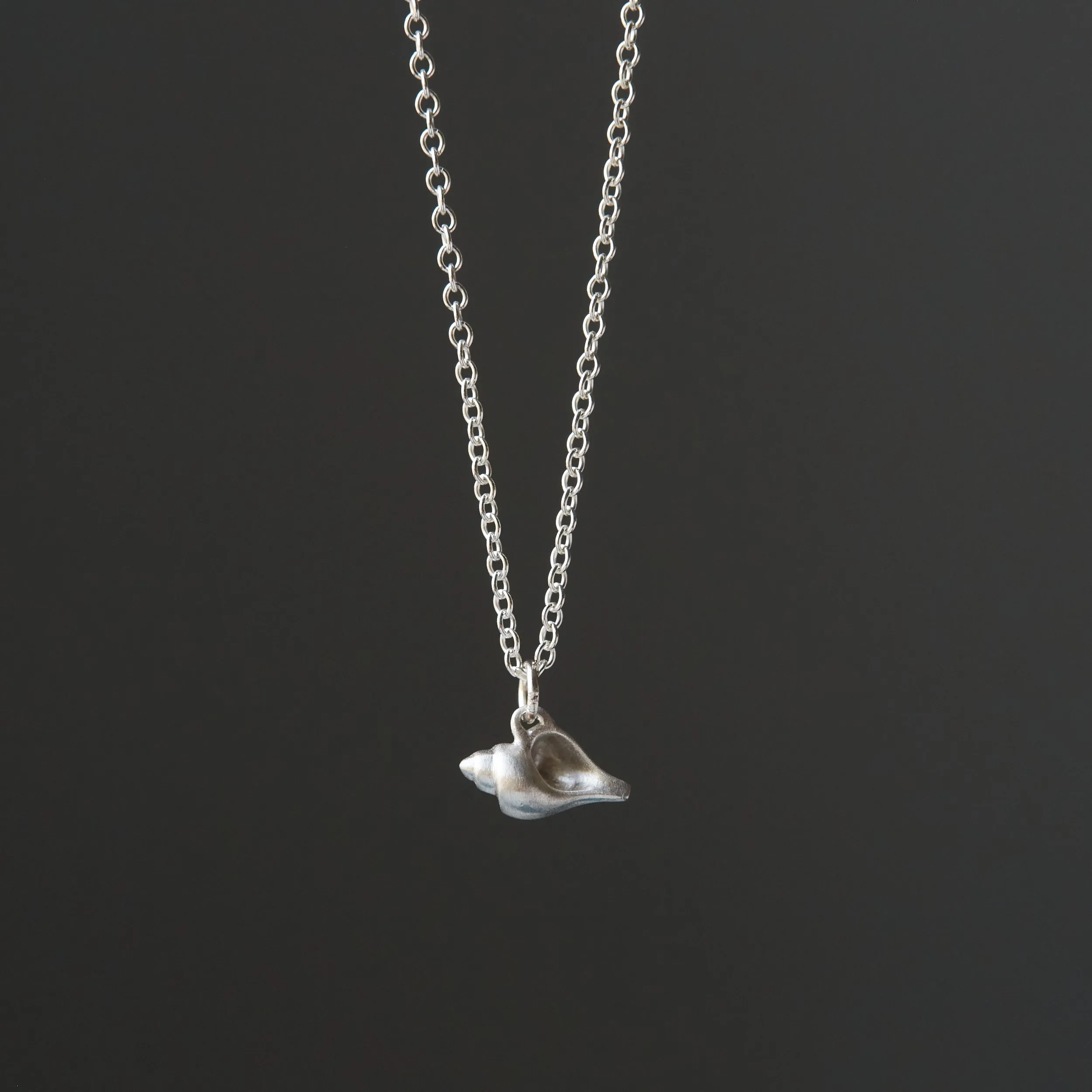 Tiny Whelk Shell Ruthie B. Necklace