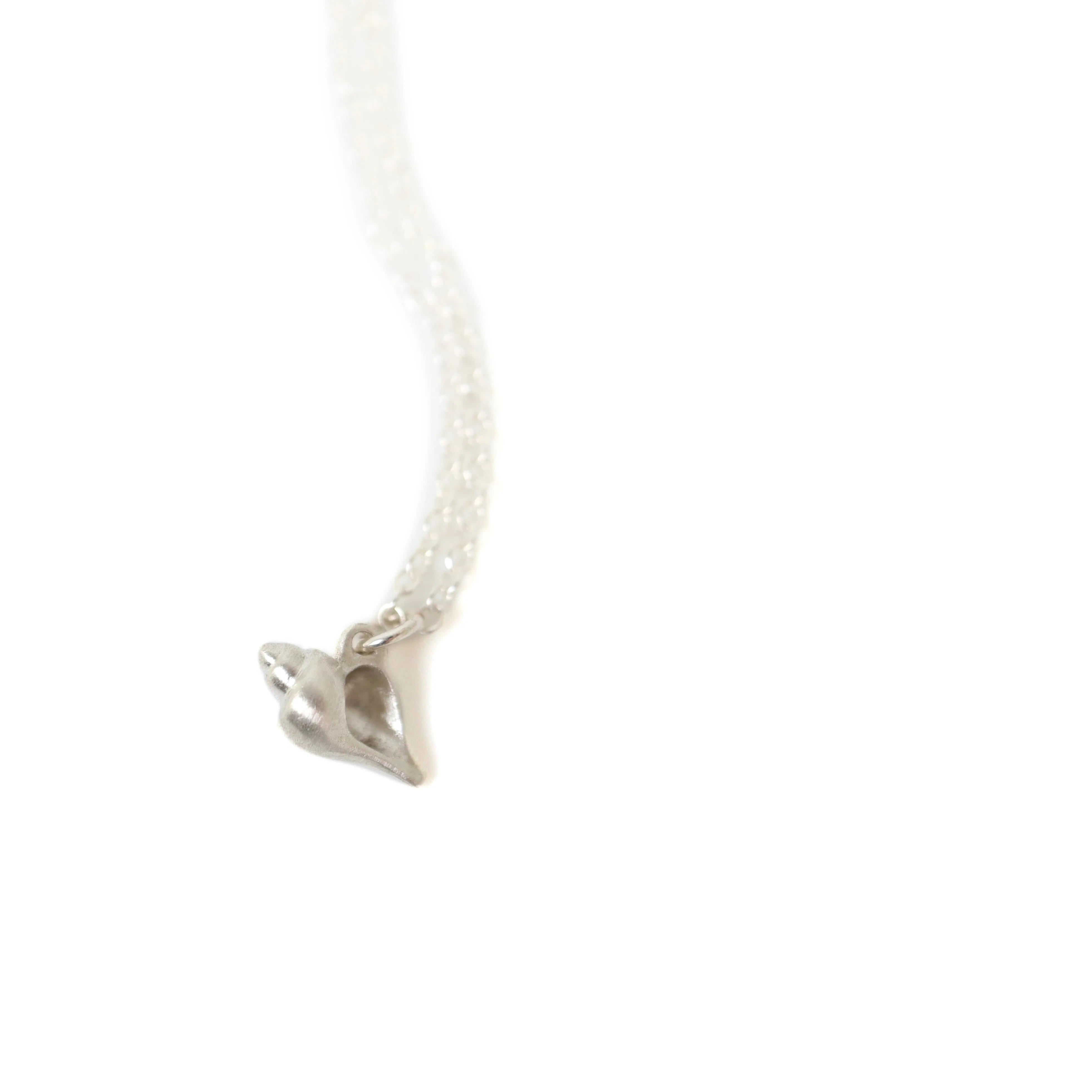 Tiny Whelk Shell Ruthie B. Necklace