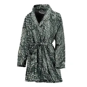 Tire Scribbles Bath Robe - Women