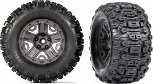 Tires and Wheels Char Gray 2.8 Wheel Sldgehammer 9072-GRAY