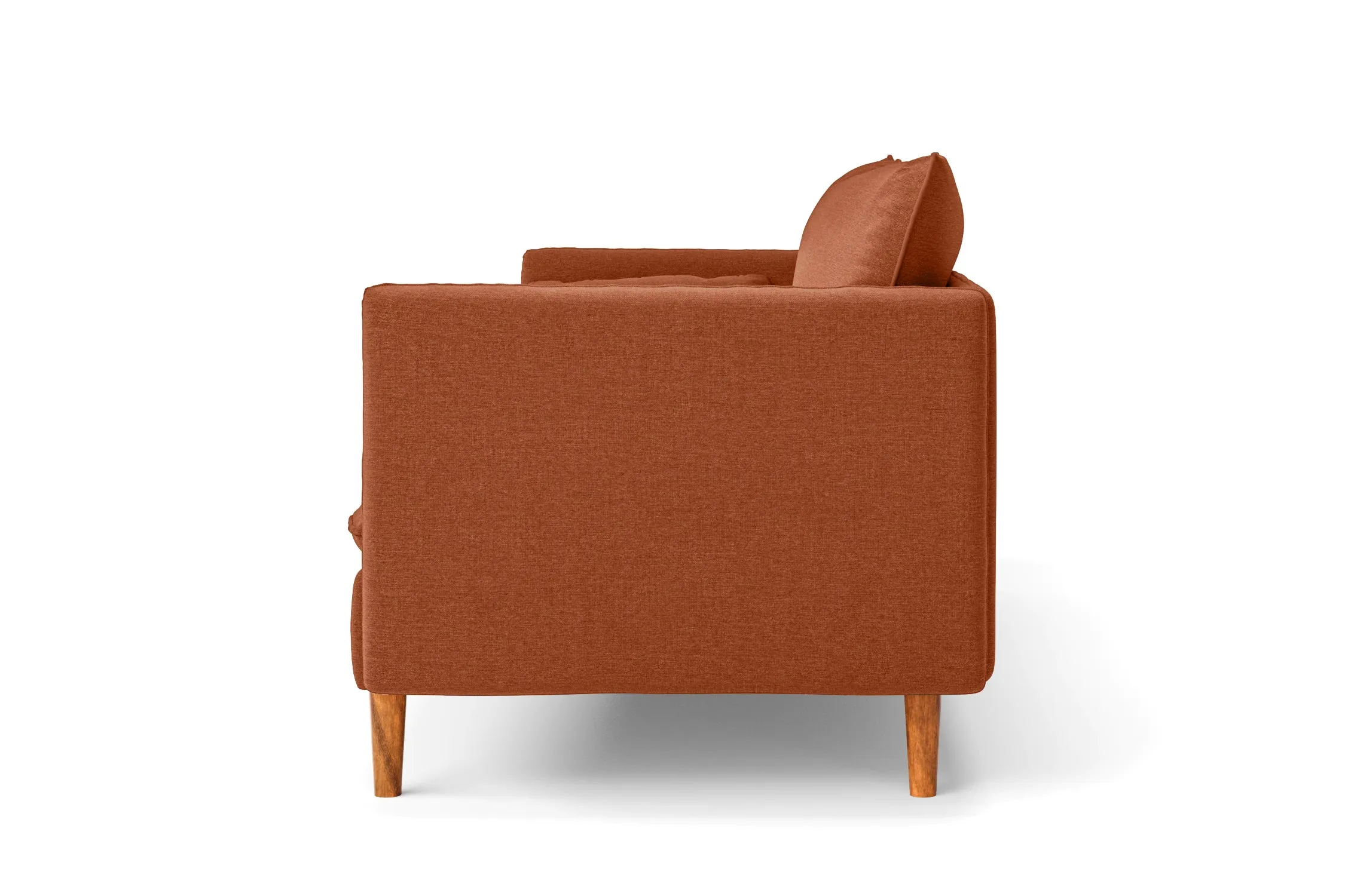 Tirreni Armchair Orange Linen Fabric