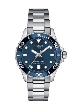 Tissot Seastar 1000 36mm Blue Dial Diver Watch T1202101104100