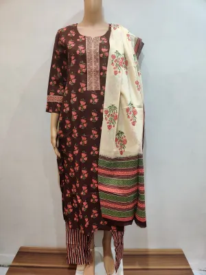 Tithonia Kurta pant dupatta set