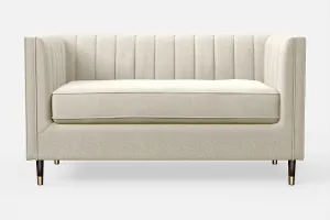 Tivoli 2 Seater Sofa Cream Linen Fabric