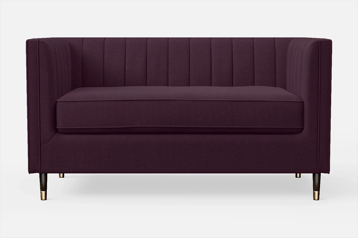 Tivoli 2 Seater Sofa Purple Linen Fabric