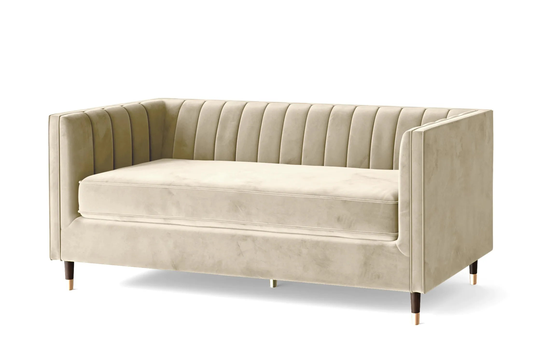 Tivoli 3 Seater Sofa Cream Velvet