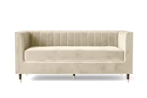 Tivoli 3 Seater Sofa Cream Velvet