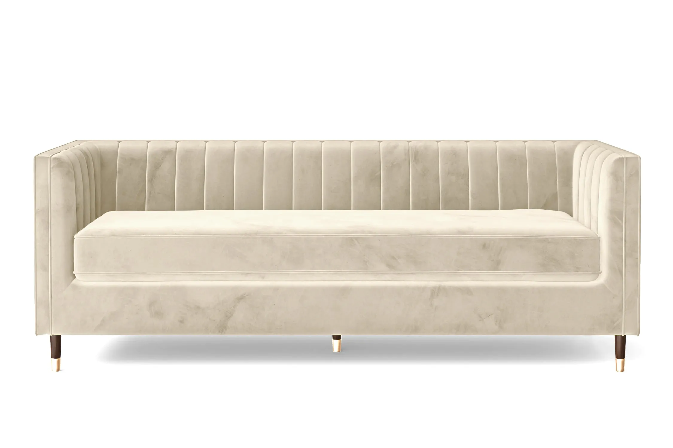 Tivoli 4 Seater Sofa Cream Velvet