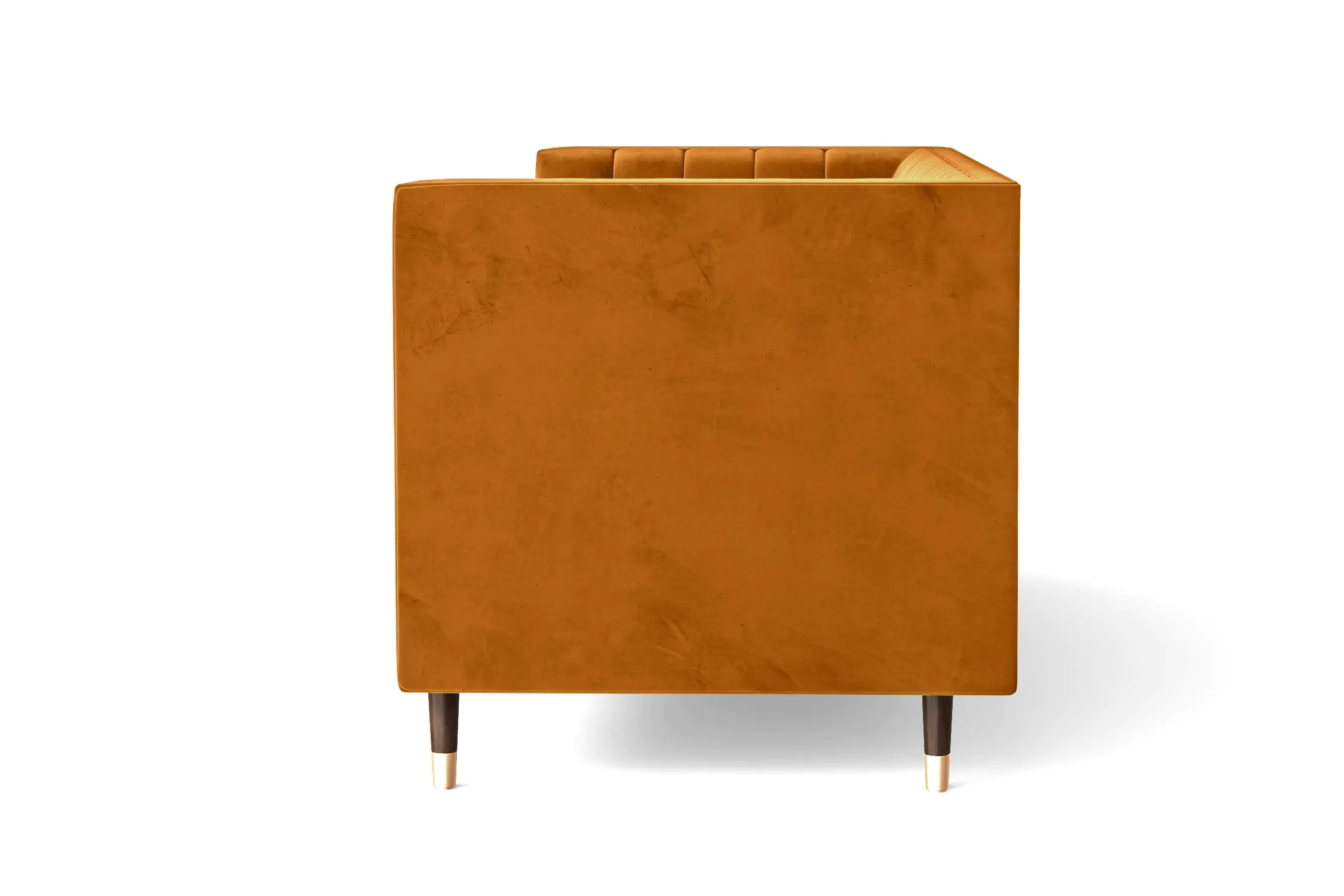 Tivoli 4 Seater Sofa Gold Velvet