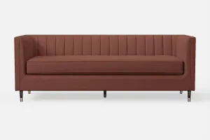 Tivoli 4 Seater Sofa Mauve Leather