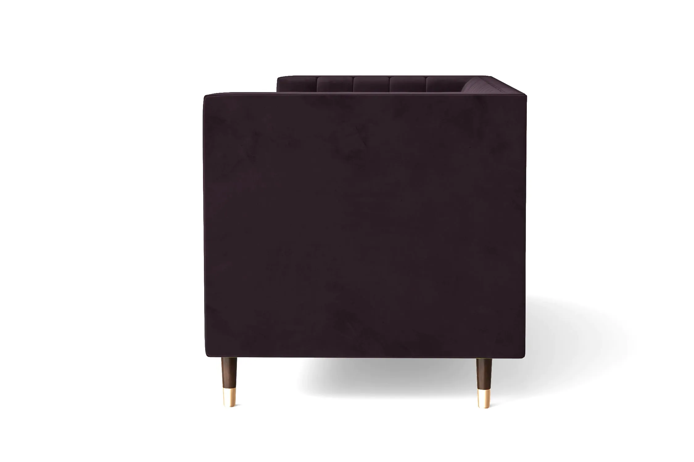 Tivoli 4 Seater Sofa Purple Velvet