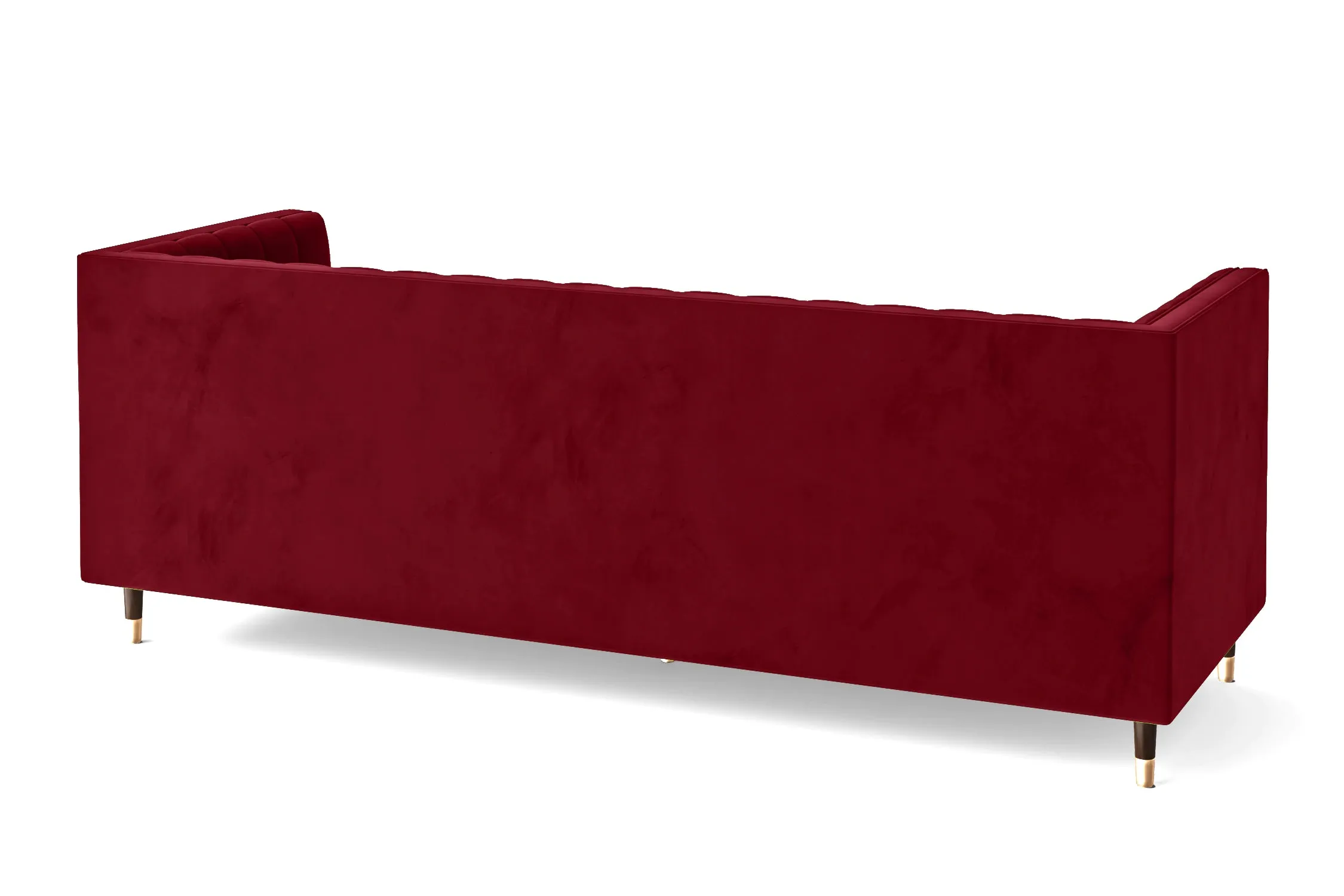 Tivoli 4 Seater Sofa Red Velvet