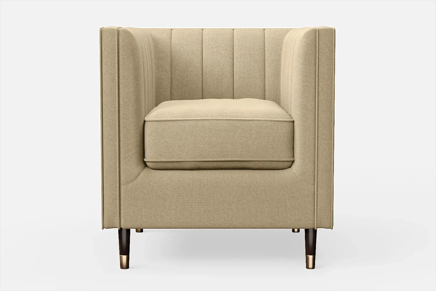 Tivoli Armchair Beige Linen Fabric