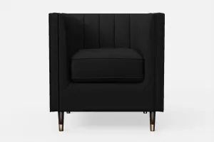 Tivoli Armchair Black Leather