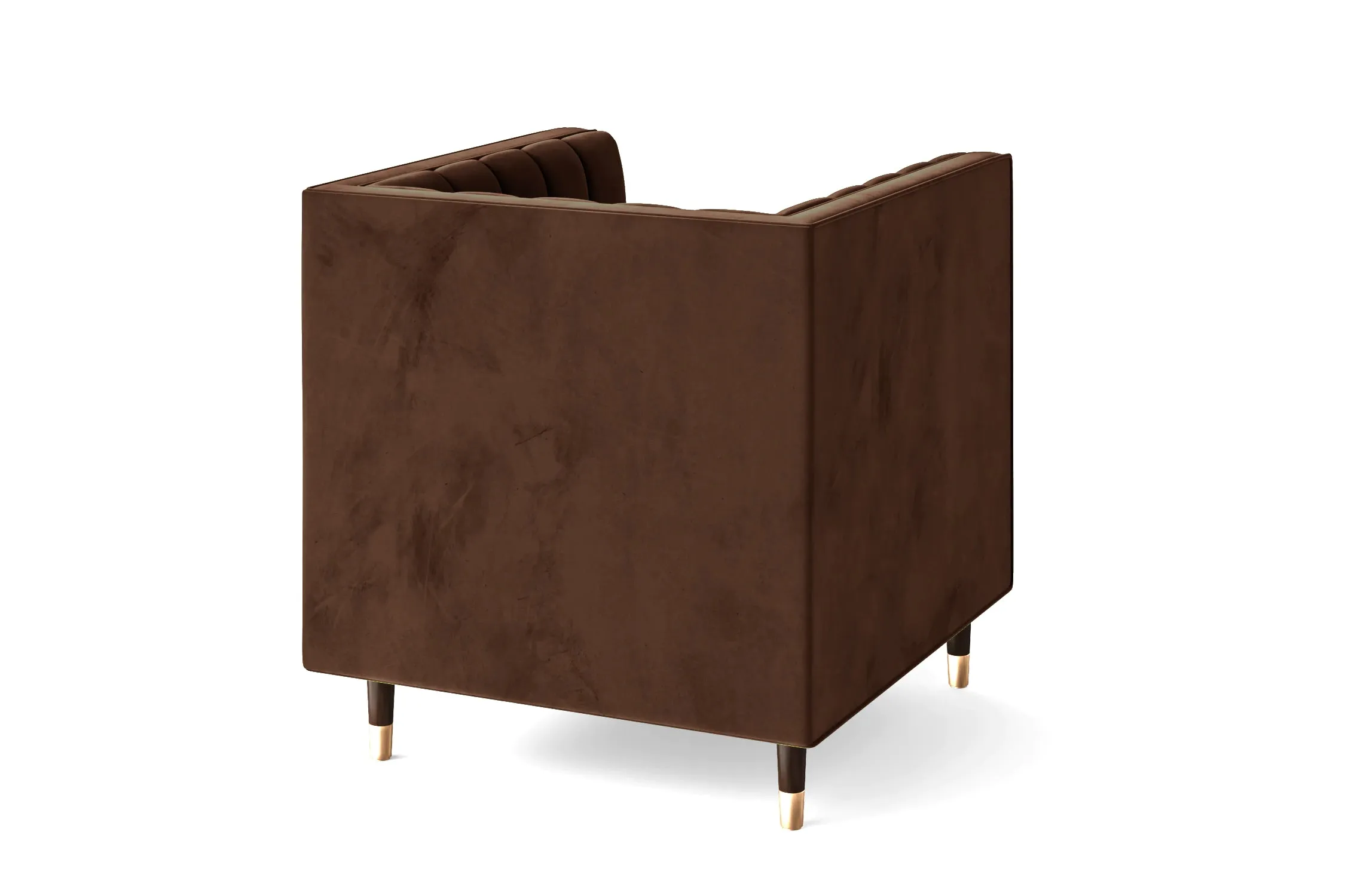 Tivoli Armchair Coffee Brown Velvet