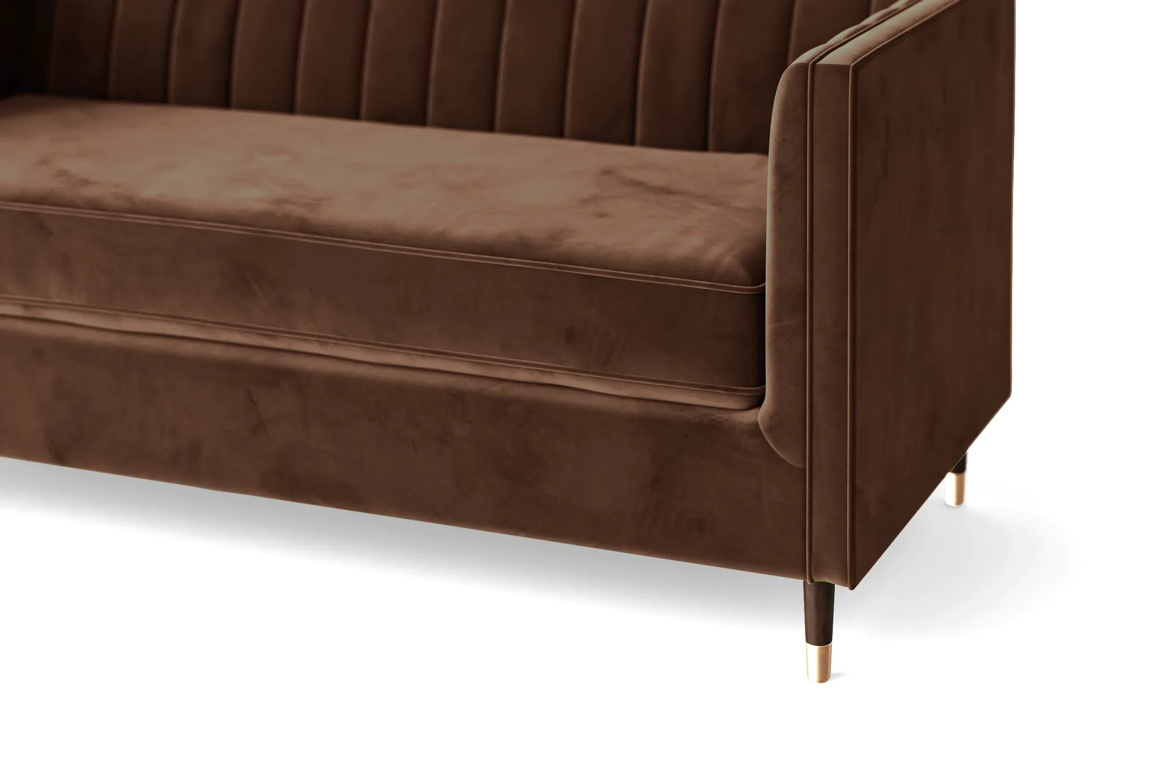 Tivoli Armchair Coffee Brown Velvet