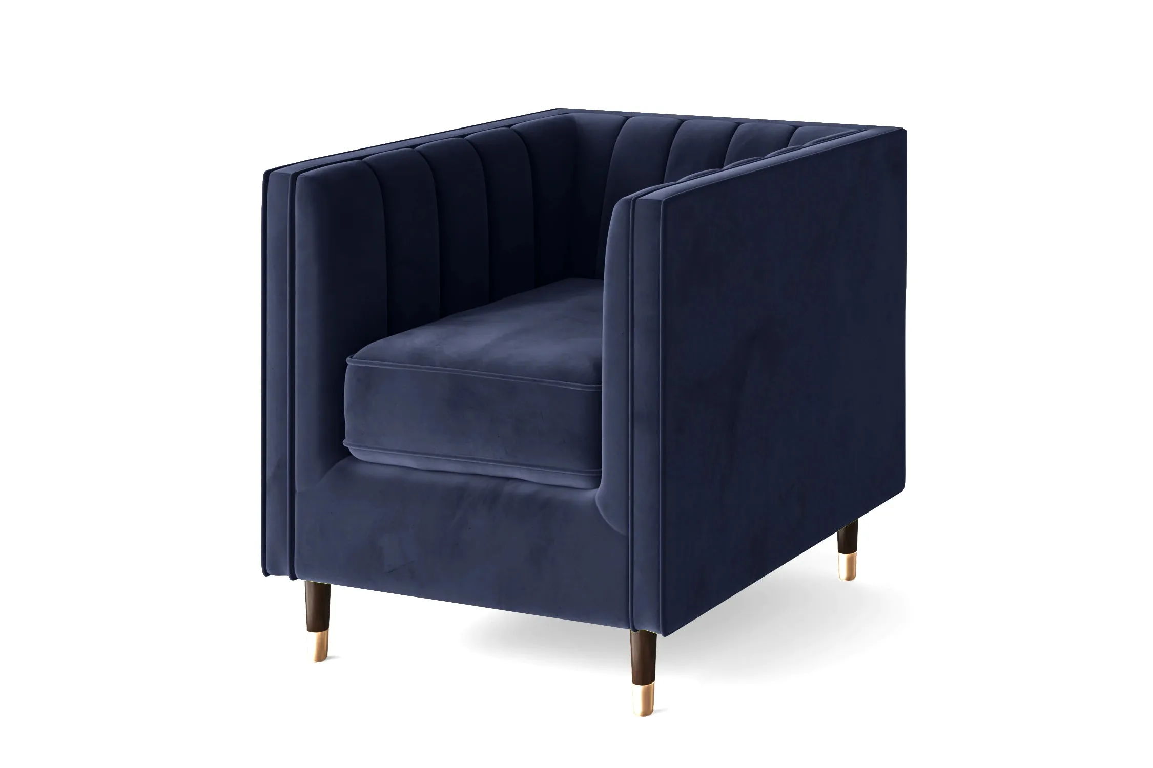 Tivoli Armchair Dark Blue Velvet