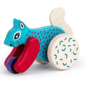 ToBe Blue Jumping Squirrel On Wheels