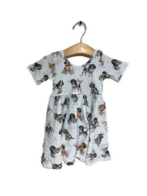 Toddler & Kids Tennessee Smokey Pup Twirl Dress