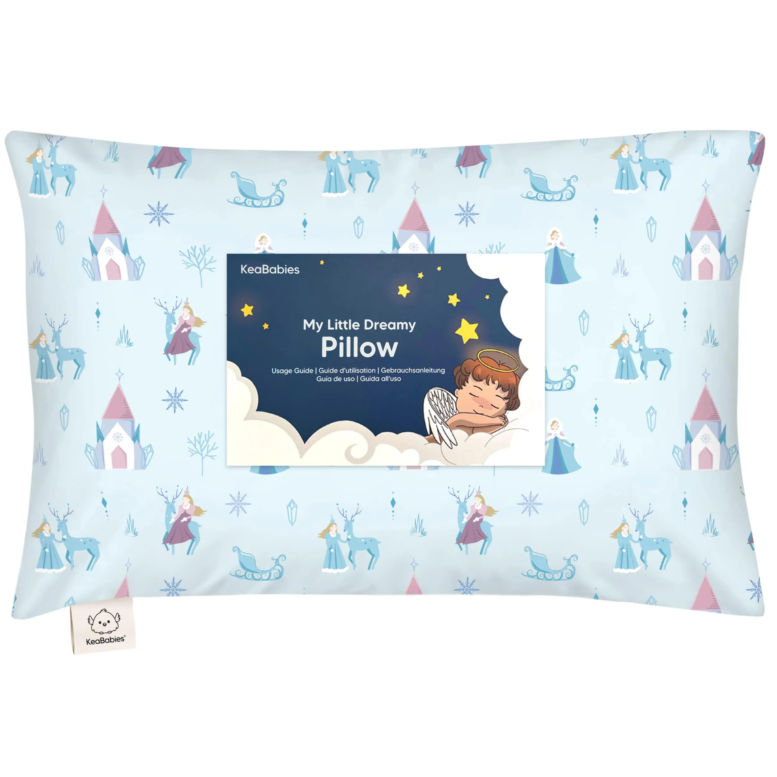 Toddler Pillow with Pillowcase (Enchanted Frost)