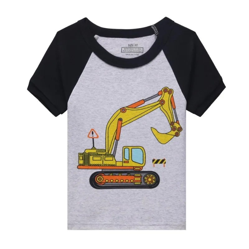 Toddler/Kid Boy Excavator T-shirt & Pants Set