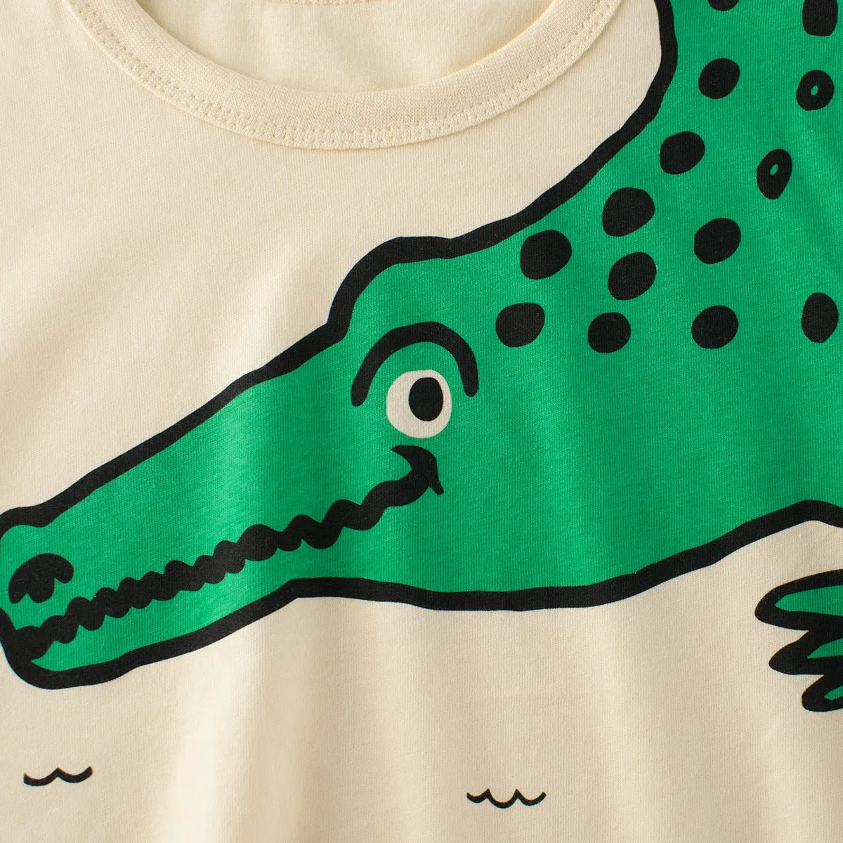 Toddler/Kid Boy's 3D Crocodile Print Design Tee