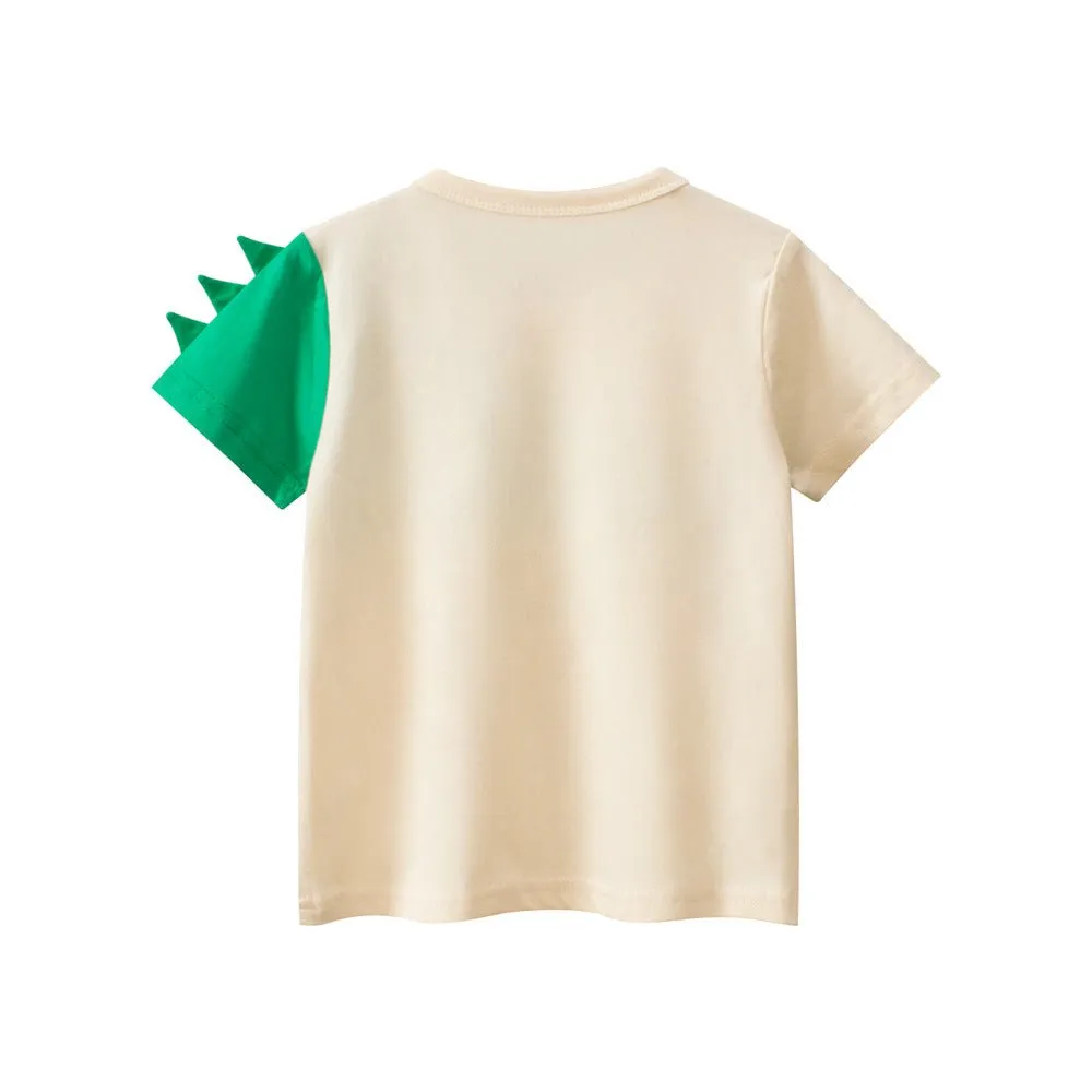 Toddler/Kid Boy's 3D Crocodile Print Design Tee