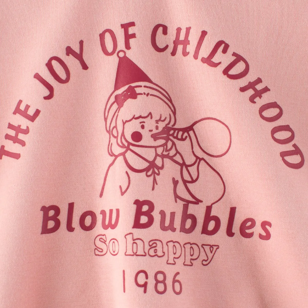 Toddler/Kid Girl's Pink Sweatshirt with Cartoon Character Print Design