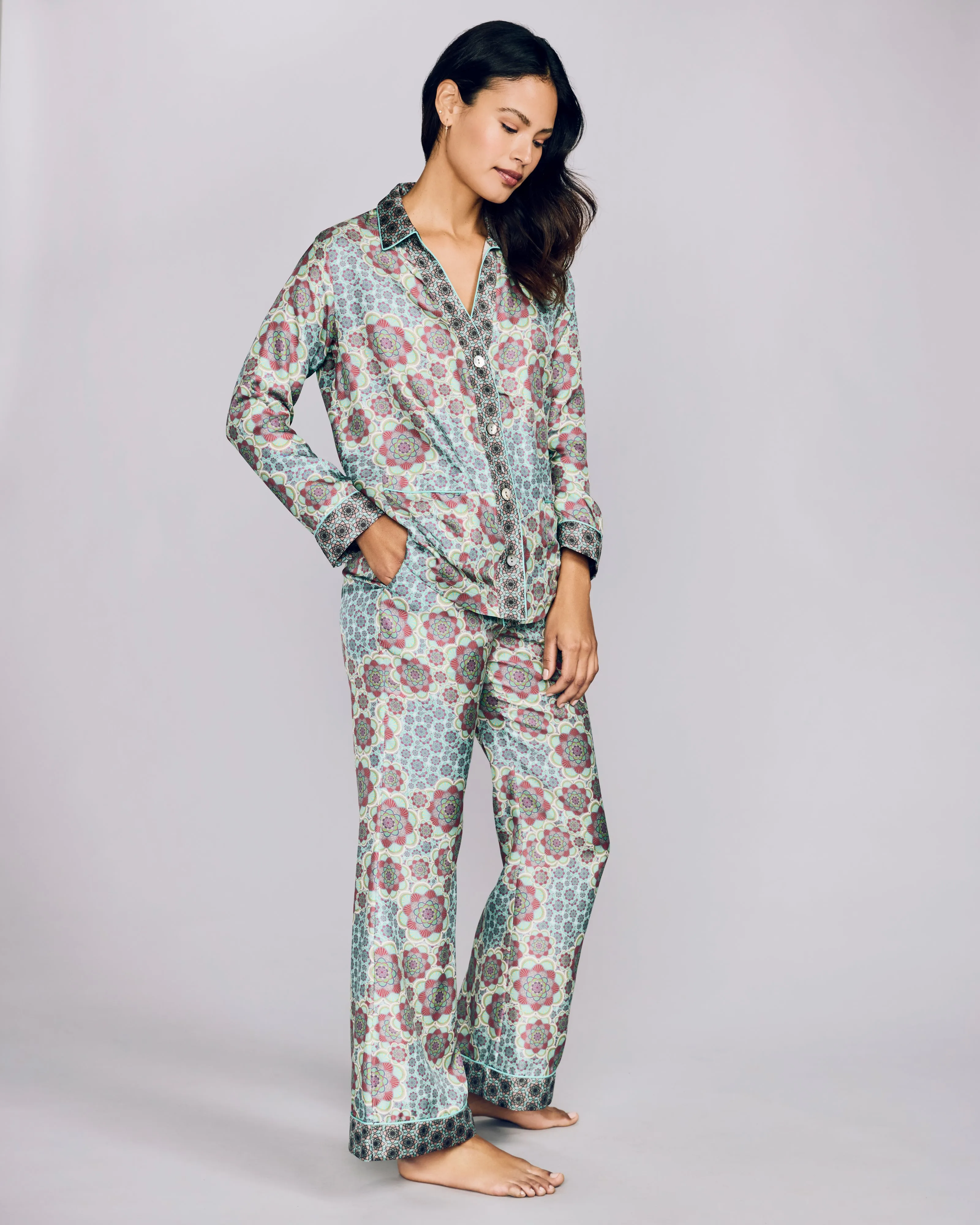 Tokyo Mozaicu Silk Pajama