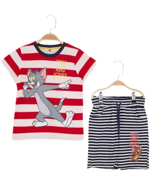 Tom & Jerry T-shirt & Short Set.