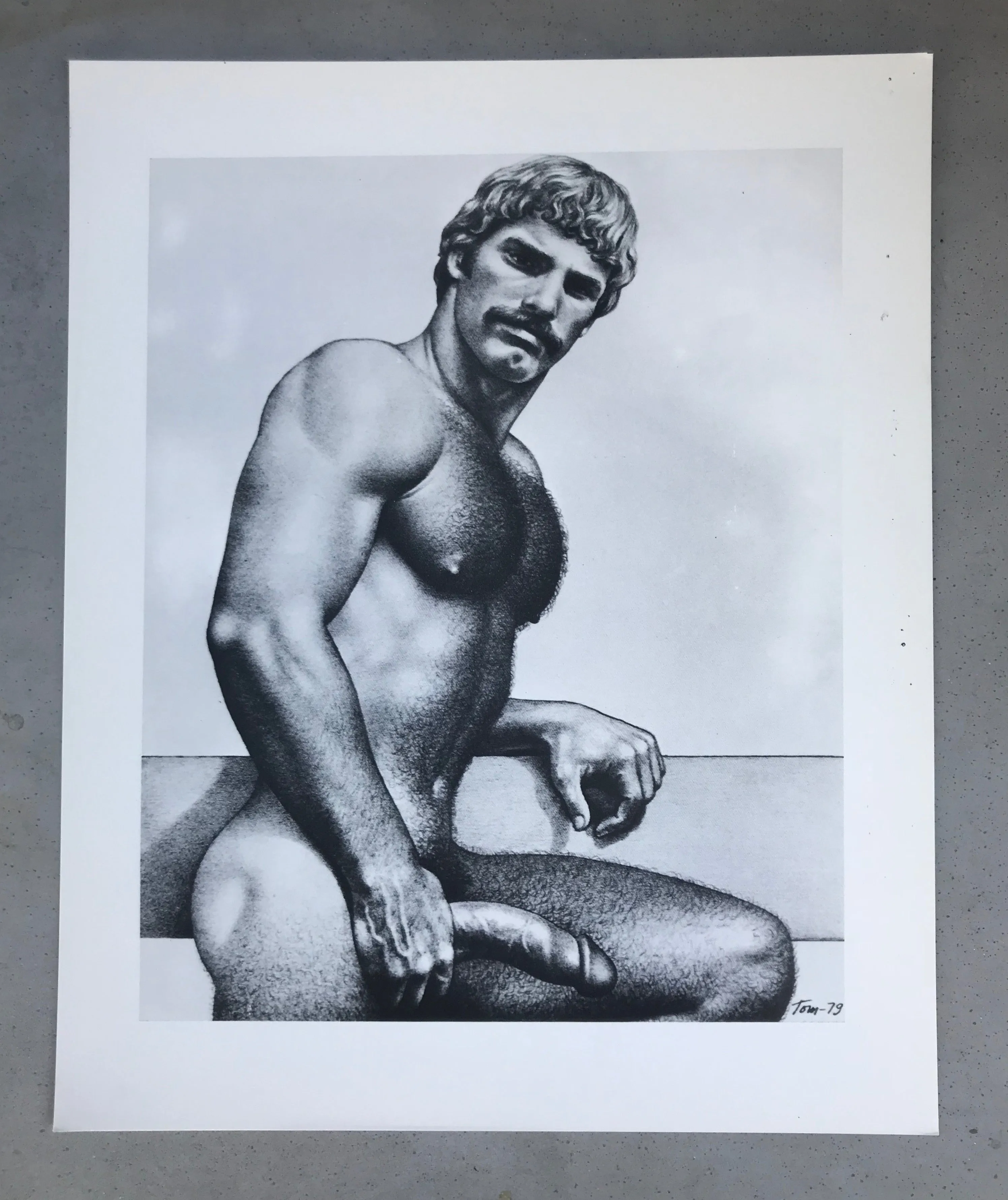 Tom of Finland Large Vintage Cardstock Prints