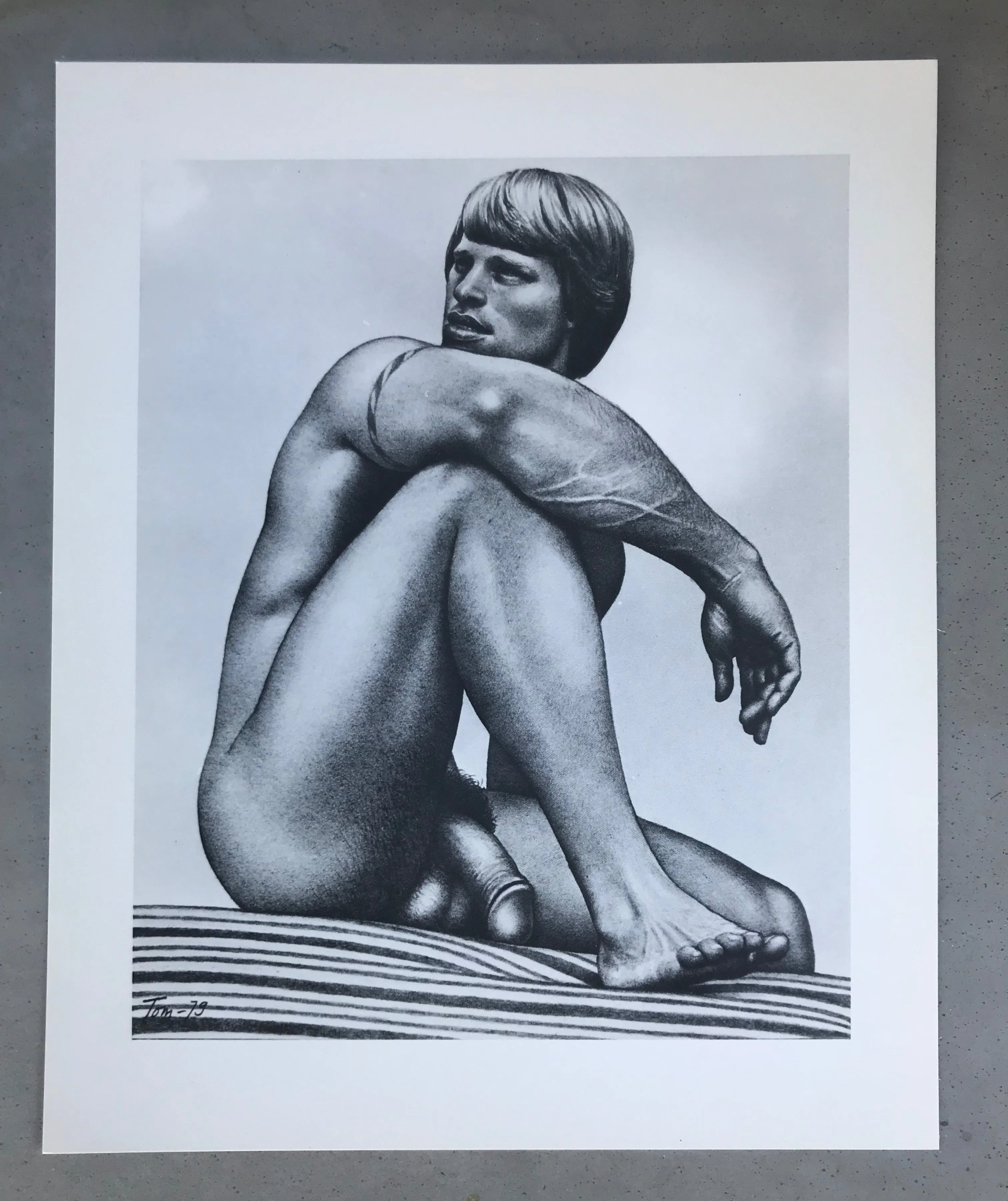 Tom of Finland Large Vintage Cardstock Prints