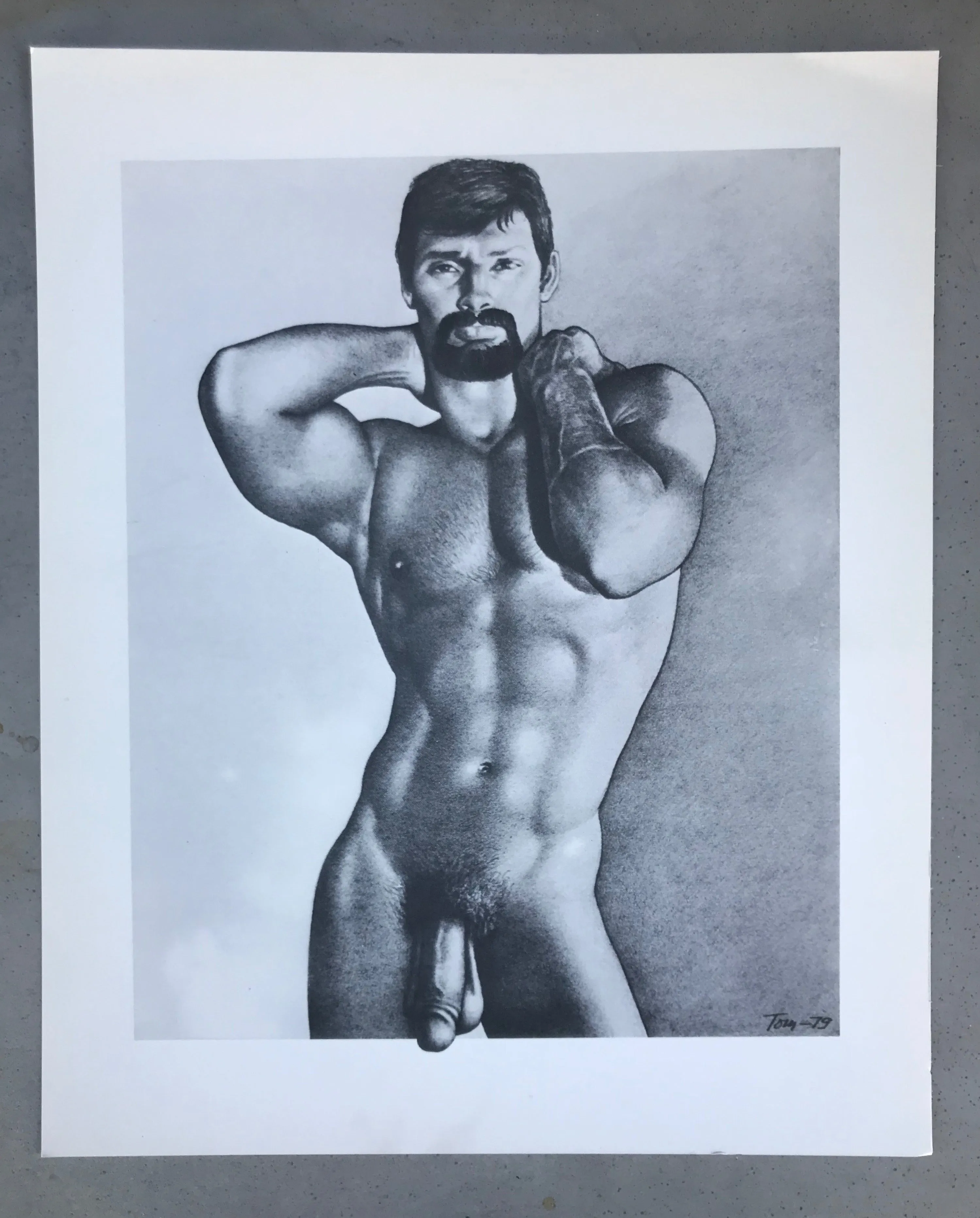 Tom of Finland Large Vintage Cardstock Prints