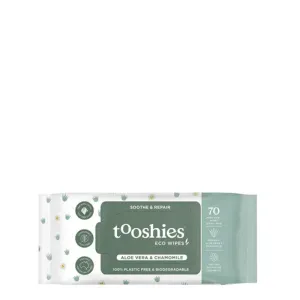 TOM Organic Tooshies Pure Aloe Vera   Chamomile Baby Wipes