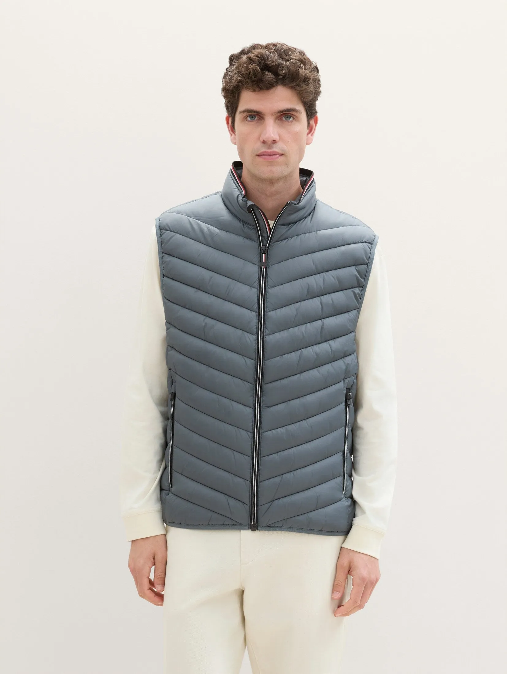 Tom Tailor Light Weight Blue Grey Vest