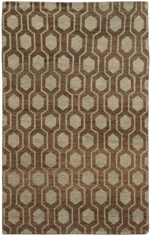 Tommy Bahama Maddox 56504 Brown / Blue Rug