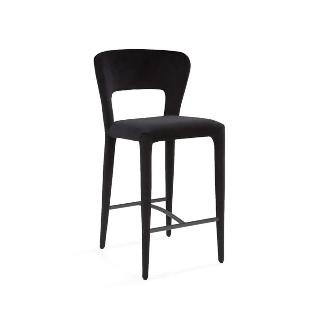 Tommy Franks Pari I Bar Stool - Black Vanity